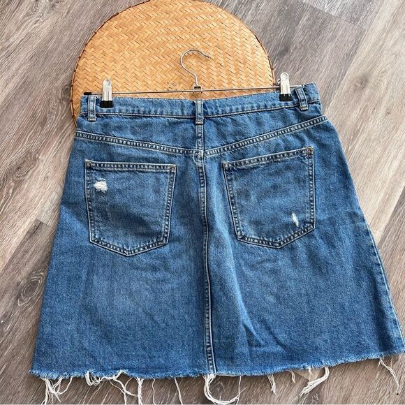 Free people hallie denim skirt women’s size‎ 31 - Picture 5 of 7